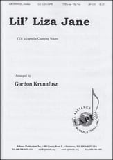 Lil' Liza Jane TTB choral sheet music cover